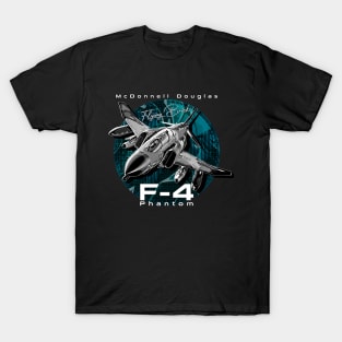 McDonnell Douglas F 4 Phantom fighterjet T-Shirt